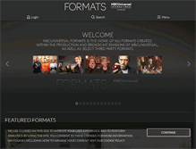 Tablet Screenshot of nbcuniformats.com